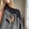 Rhinestone Brooches For Women Unisex Luxury Pins Office Party Friend Gifts Jewelry Accessories Decoration