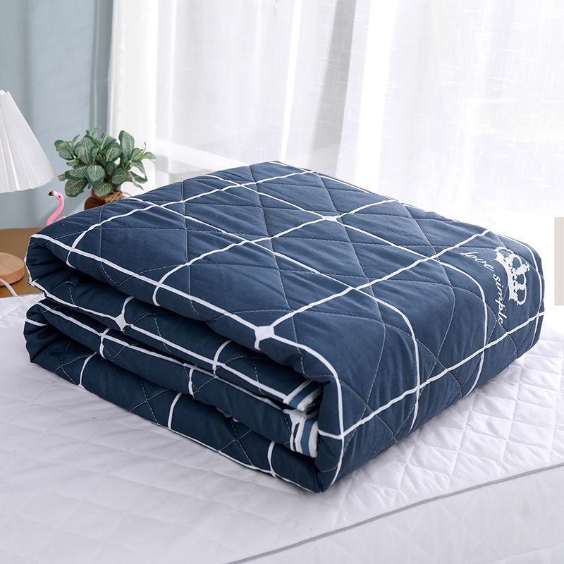 Spring Summer Thin Quilt Comfortable Single Double Blanket Quilts for Children Adults