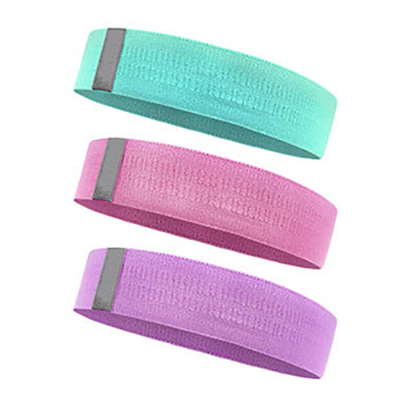 

3 шт. Эластичные ленты с петлями для упражнений, полиэстер-хлопок, эластичные тренировочные ленты для домашнего фитнеса
