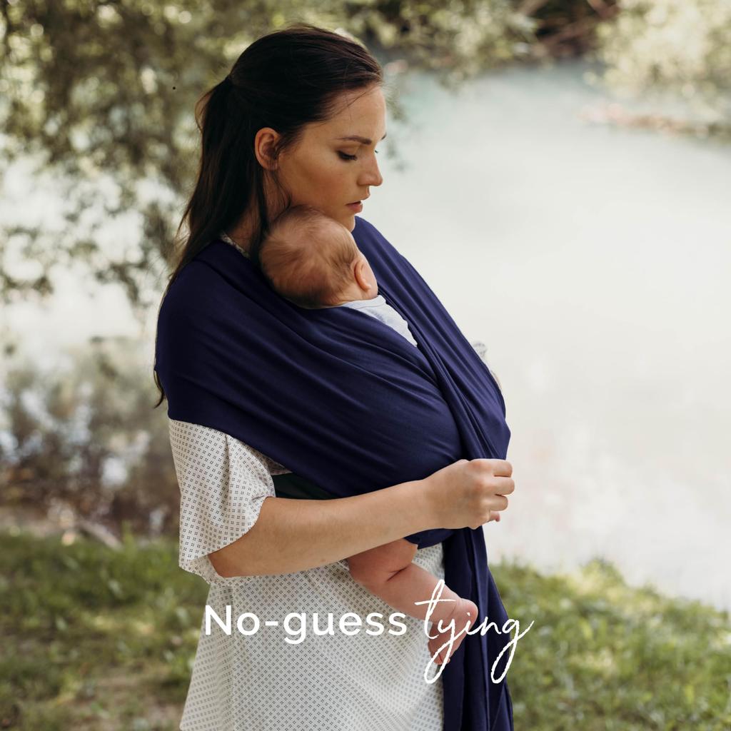 Boba Wrap Baby Carrier Authorized Distributor [Japanese Product] (Navy Blue)