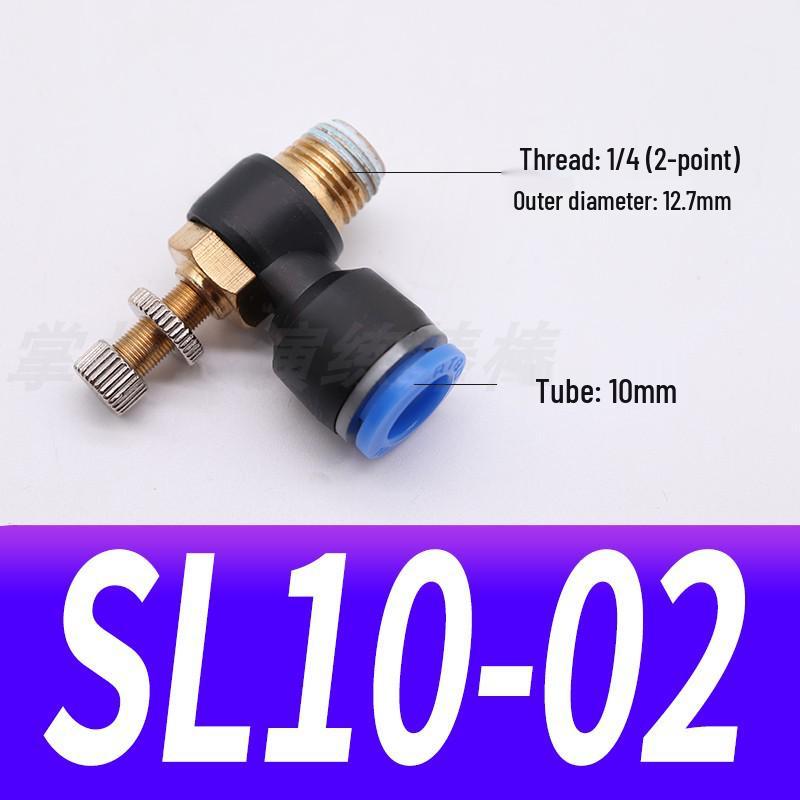 Pneumatic Connector SL8-02, Throttle Valve SL6-01, Speed Control Valve SL4-M5, Air Hose SL10-03, SL12-04