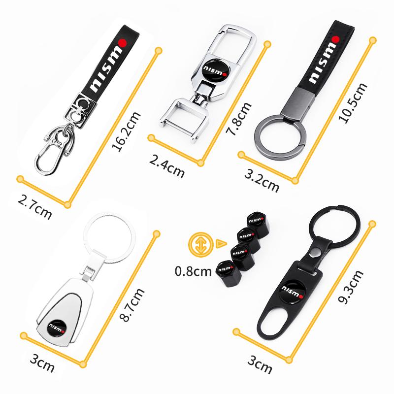 1 Stück Leder Nismo LOGO Schlüsselanhänger Schlüsselanhänger Auto Abzeichen Schlüsselanhänger Zubehör Für Nissan Qashqai X J10 J11 Trail Tiida Teana Skyline Juke X-trail
