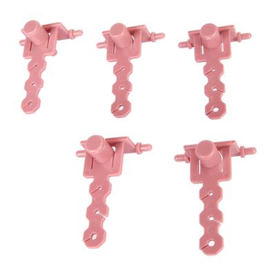 5 Pièces Tendeurs de Machine à Tricoter Plastique Solide Opération Facile Adaptateur de Tension de Tricot Stable pour