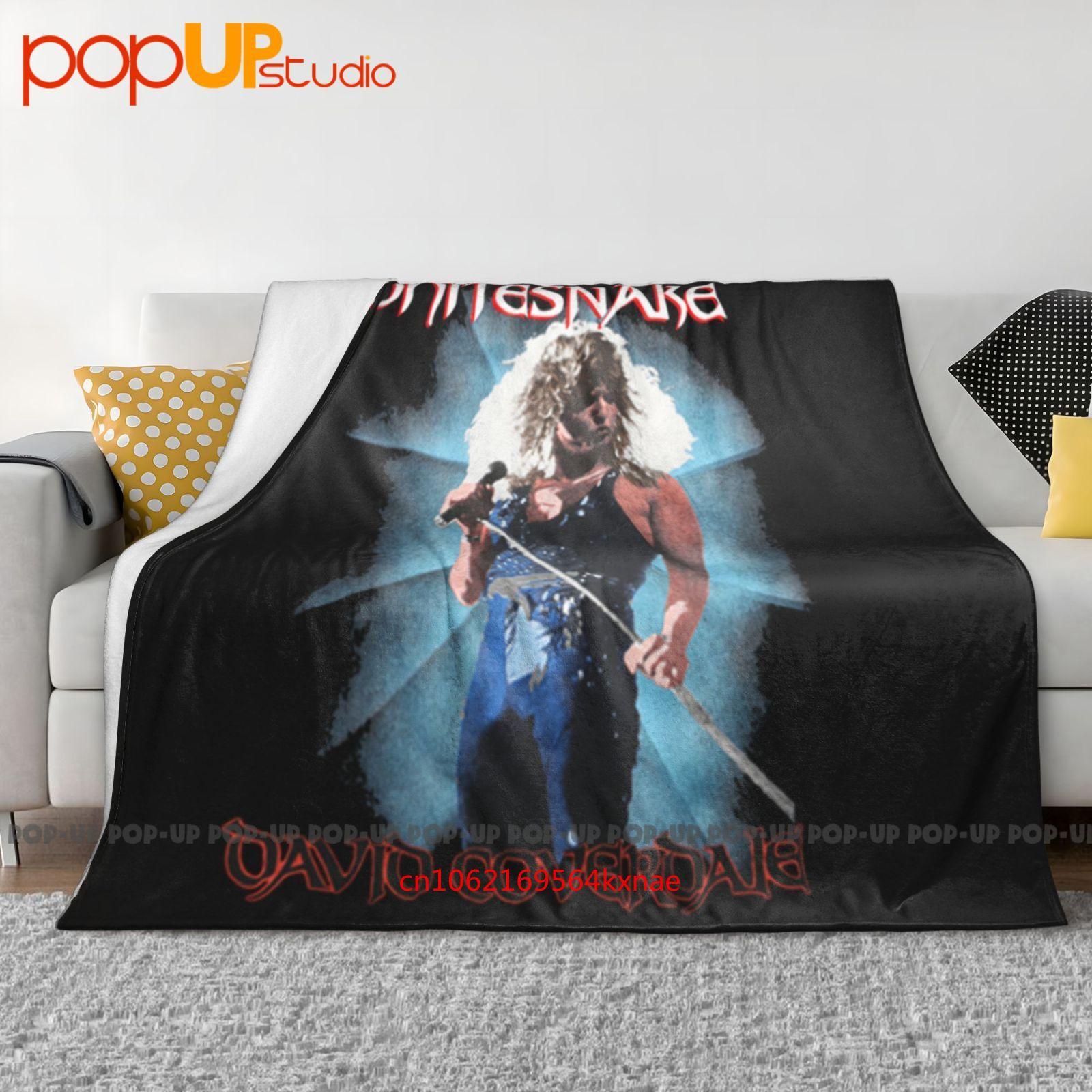 1988 Whitesnake David Coverdale Tour Ultra-Soft Blanket Quilt Winter Sofa Cover Bed Covers 30x40in