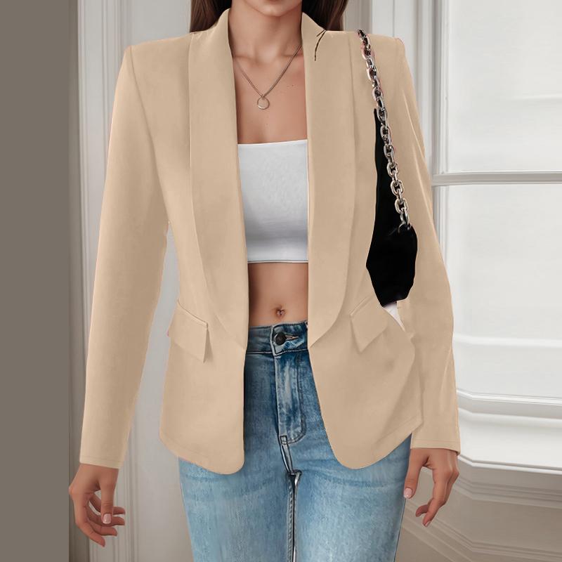 ZANZEA Women Turn Down Collar Loose Casual Long Sleeve Cardigan Blouse