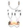 1 Pair Sexy Nipple Clamps Labia Clips With Chain Clip Sm Fetish Bust Massager Stimulate Sex Toy Flirt Bondage Exotic