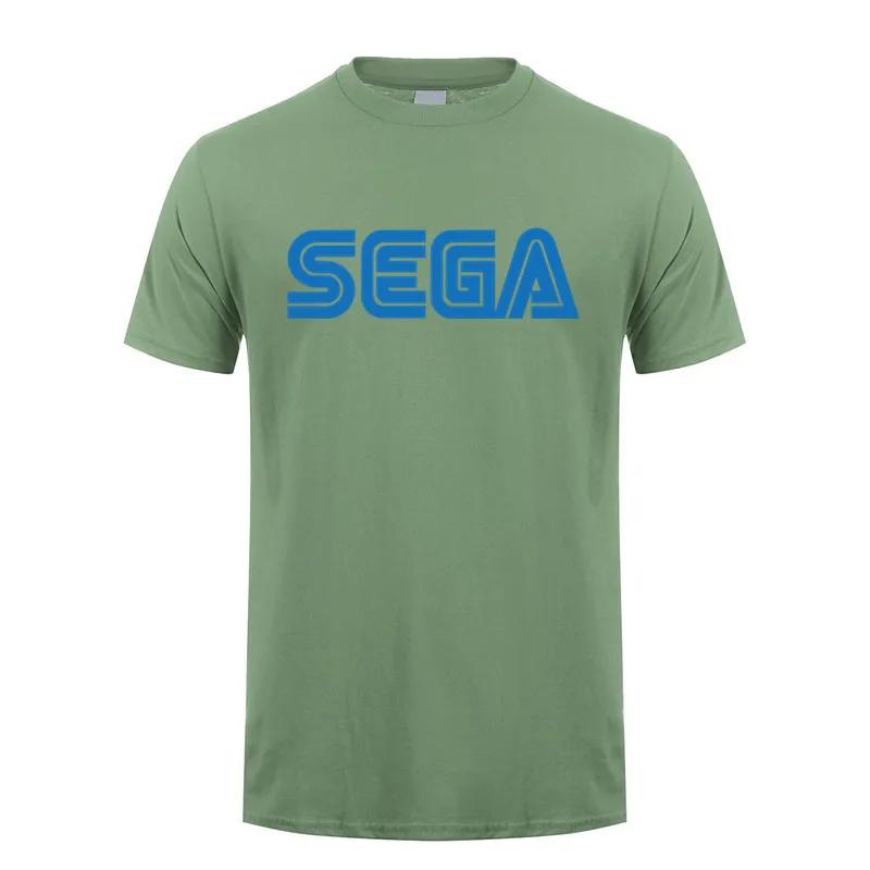 Sega T Shirts Casual Cotton Short Sleeve Summer Sega Logo Tshirt Man Tops Tees LH-286