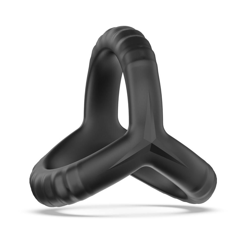 Silicone Penis Ring Cock Ring Delay Ejaculation Scrotal Binding Ball Stretcher Erection Enhancing Lock Cockring Sex Toy for Men