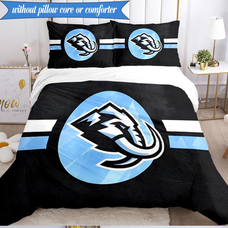3PCS Mammoth Bedding Set Duvet Cover Closure Includes 1 Duvet Cover & 2 Pillowcases for All Seasons Bedroom Decor Christmas Fan gifts