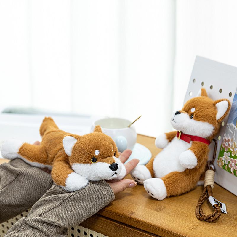 Palm Treasure Series Plush Toy Doll Cute Hippo Simulation Animal Children's Cartoon Doll Keychain