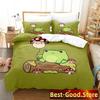 Top Cartoon Cottagecore Frog Mushroom 3D Bedding Set Duvet Cover Quilt Cover Pillowcase Comforter king Queen Size Boys Adult