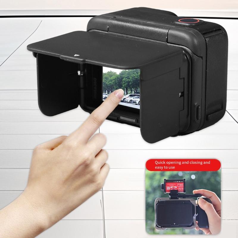 Magnetic Quick Release Cover for Camera LCD Screen with Sun Shade and Protector Foldable Lightweight Outdoor Photography Accessory