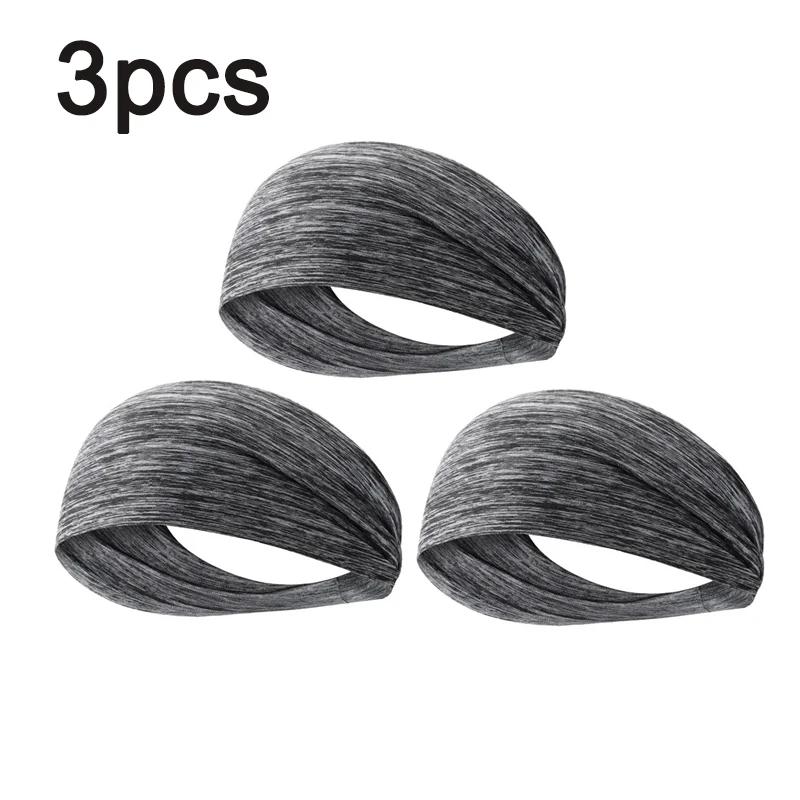 1/3/4/5pcs Elastic Sports Headbands Sweat Absorption Headdress Quick Dry Workout Headband Anti-slip Breathable Sweatbands