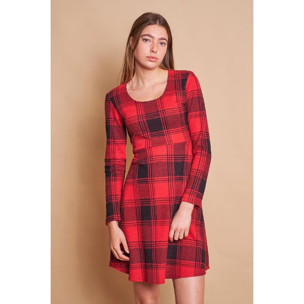 Patterned Winter Skirt Kilos Wool Flexible Fabric Dress-black Diagonal