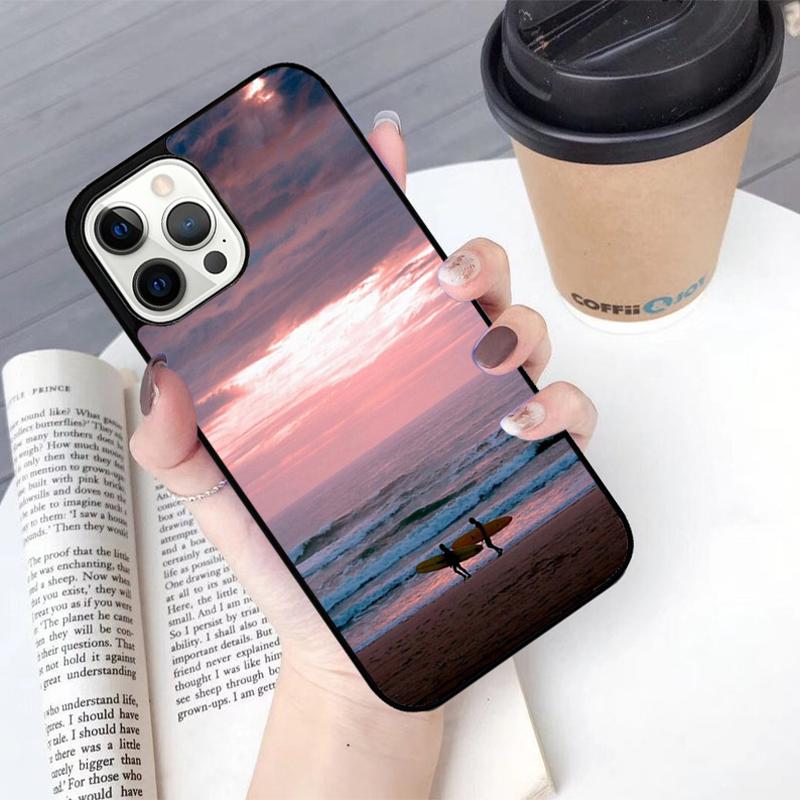 Surfer Surf Hang Loose Shaka Phone Case For iPhone 17 Air 13 12 14 15 16  Cover For Apple Pro Max Plus Coque