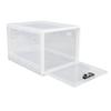 Fridge Lock Box Plastic Multifunctional Convenient Lockable Food Storage Cabinet for Home White and