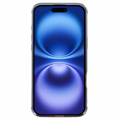 For iPhone 16 Case Gradient Sparkle TPU Phone Cover Compatible with MagSafe