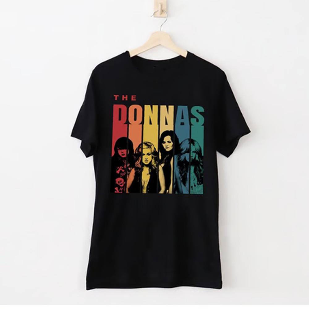 NEW The Donnas BLACK T-shirt artwork short sleeve All sizes S to 5Xl Unisex T-Shirt L