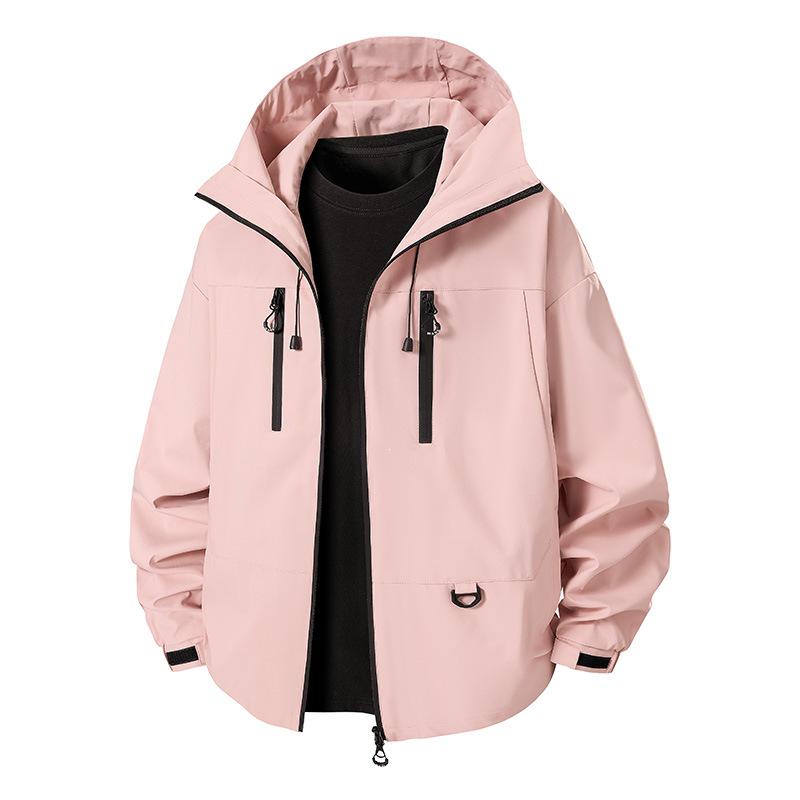 2025 High-Quality Unisex Loose Sporty Windbreaker: Spring Casual Youth Style Jacket