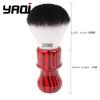 YAQi Evil Zebra 26mm Synthetic Hair Shaving Brush for Men Black And Red Handle Men's Grooming Essential