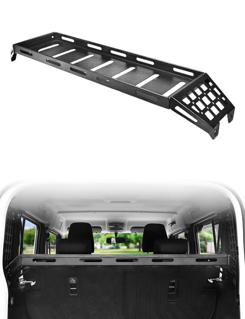 AMWMORV Trunk Extension Shelf for Suzuki Jimny Nomad JC74W D5 Includes Installation Hanging Storage for Rear Left and Right Easy Side Luggage Trunk
