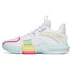 New Craze 1 Mid Top Performance Basketball Shoes Men's White 112221618-4