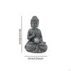 Buddha Sculpture with Solar Light for Outdoor Use