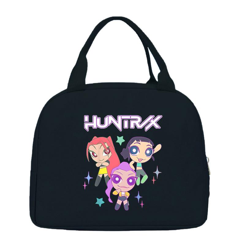 Cartoon Animation Academy Meal Bag Student Thermal Insulation Lunch Box Bag Office Workers Handheld Bento Bag