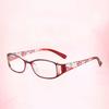 Flower Printed Elderly Reading Eyewear PC Anti Blu-ray Eyewear Folding Presbyopic Glasses  Men