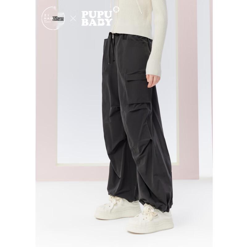 ZIHAN Damen Gerade Bein Cargo Freizeithose