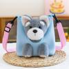Shoulder Bag Plushie Doll Fur Bag Collection Stuffed Running Dog Knapsack  Birthday Gift
