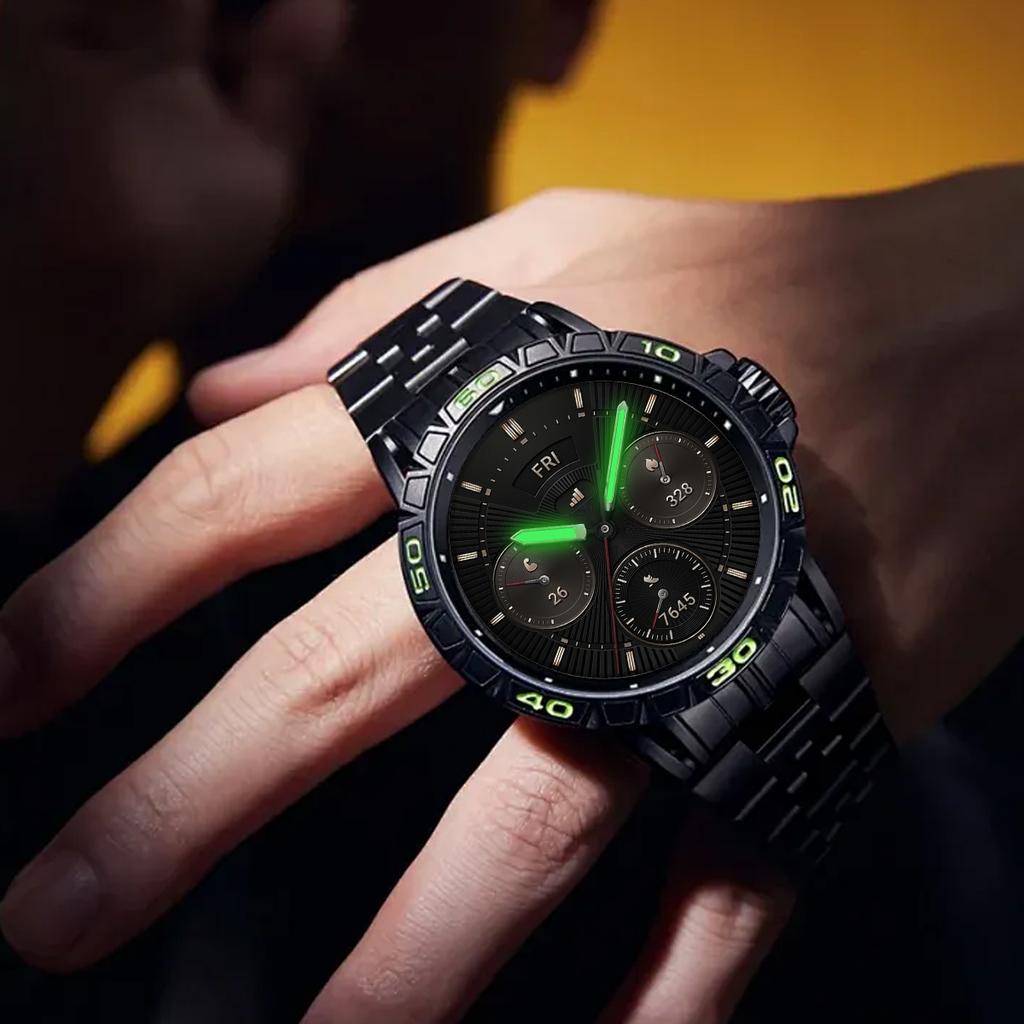 VK63 dial multifunctional watch hands panda green luminous S logo sports quartz watch hands dial and hands for Seiko mod