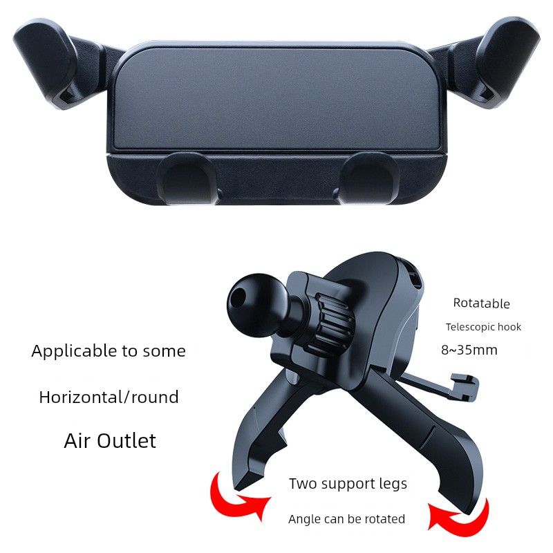 Silent and Noise-Free Mobile Phone Car Mount, 26 New Models of Car Phone Holder, Dedicated Support and Fixation for Air Vent Navigation