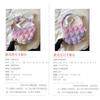 Rainbow Pleated Cloud Bag New Women's Korean Style All-matching Bubble Fashionable Simple One-shoulder Puff