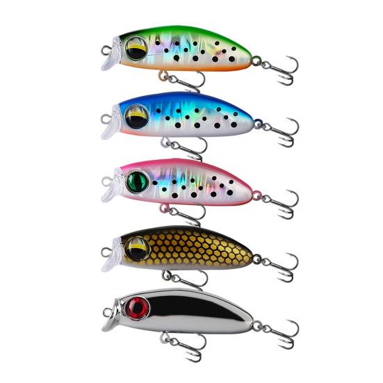 

5 шт. рыболовная приманка реалистичная приманка для ловли окуня форели краппи поверхностные плавающие приманки