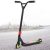 Monopattino Stunt Professionale per Adulti 2 Ruote Elastiche in PU Trasportabile da Guidare per Esterni
