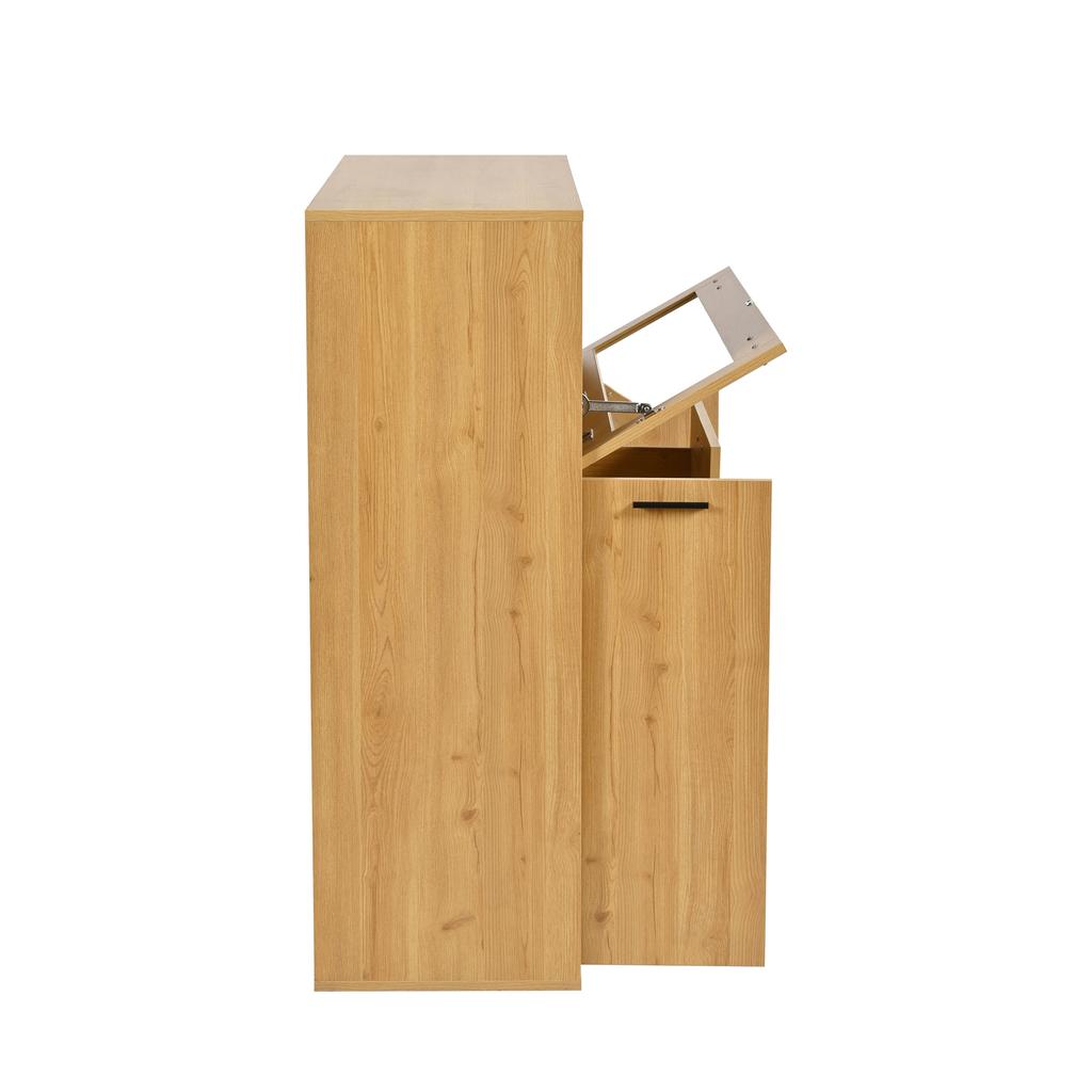 Sideboard, Elegant Wine Cabinet with Double Doors, Glass Shelf and Wine Holder - Perfect Storage In a Stylish Sideboard