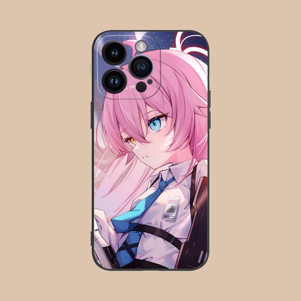 Blue Archive Takahashi Hoshino Matte Mobile Phone Case for iPhone 17 16 15 14 13 12 11 X XR XS 8 7 Air Pro Max Plus Mini