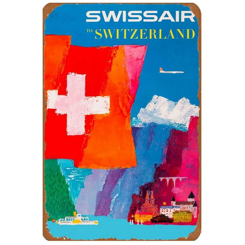 Paris New York City View Landscape Metal Tin Signs Posters Plate Wall Decor for Home Bars Man Cave Cafe Clubs Retro Posters