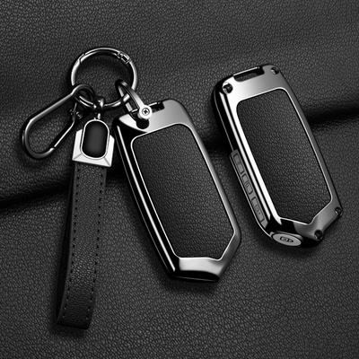 Zinc Alloy For Kia K900 Stinger 2017 2018 2019 2020 4 Buttons Car Smart Remote Key Case Cover Shell Holder Keychain Protector