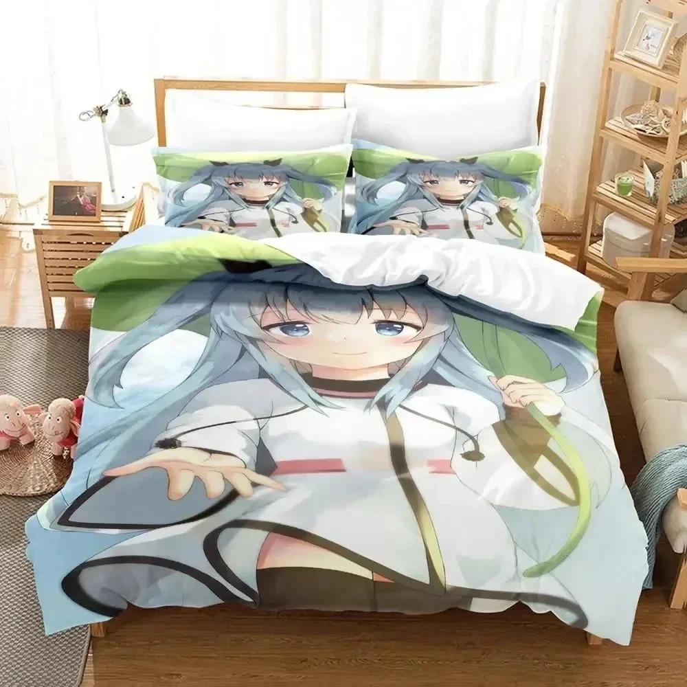 Anime Sora No Method Celestial Bedding Set 3D Printed Suitable For Bedroom Duvet Cover Set With Pillowcases Kids Home Textile