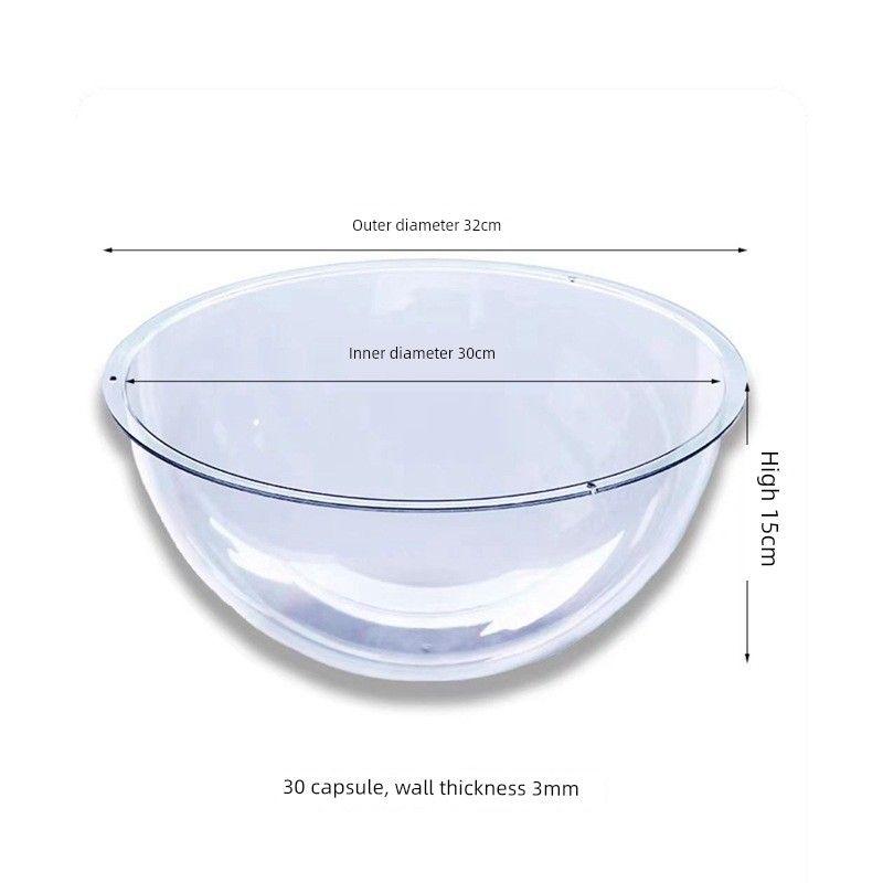 

Аксессуары для кошачьего дерева Tong Tianzhu DIY Космическая капсула Акриловая полусфера Прозрачное кошачье гнездо Игрушка Товары для питомцев Inner diameter 30cm, outer diameter 32cm