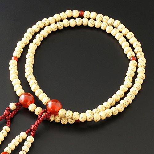 Kyoto Buddhist Altar Hayashi Prayer Beads for Eight Sects Eight Star Moon Bodhi Tree with Agate Formal Official Bag Kyoto Prayer Beads (For Sects)