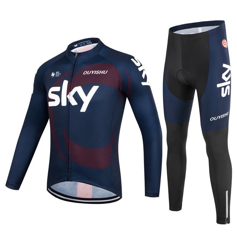 Racing Road Bike Mountain Bike Cycling Sportswear Long-sleeved Set, Breathable and Quick-drying 2026 Autumn Long-sleeved Breathable Cycling Suit