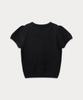 Sseomweeobeoteo Emma Half Puff Knit - Black