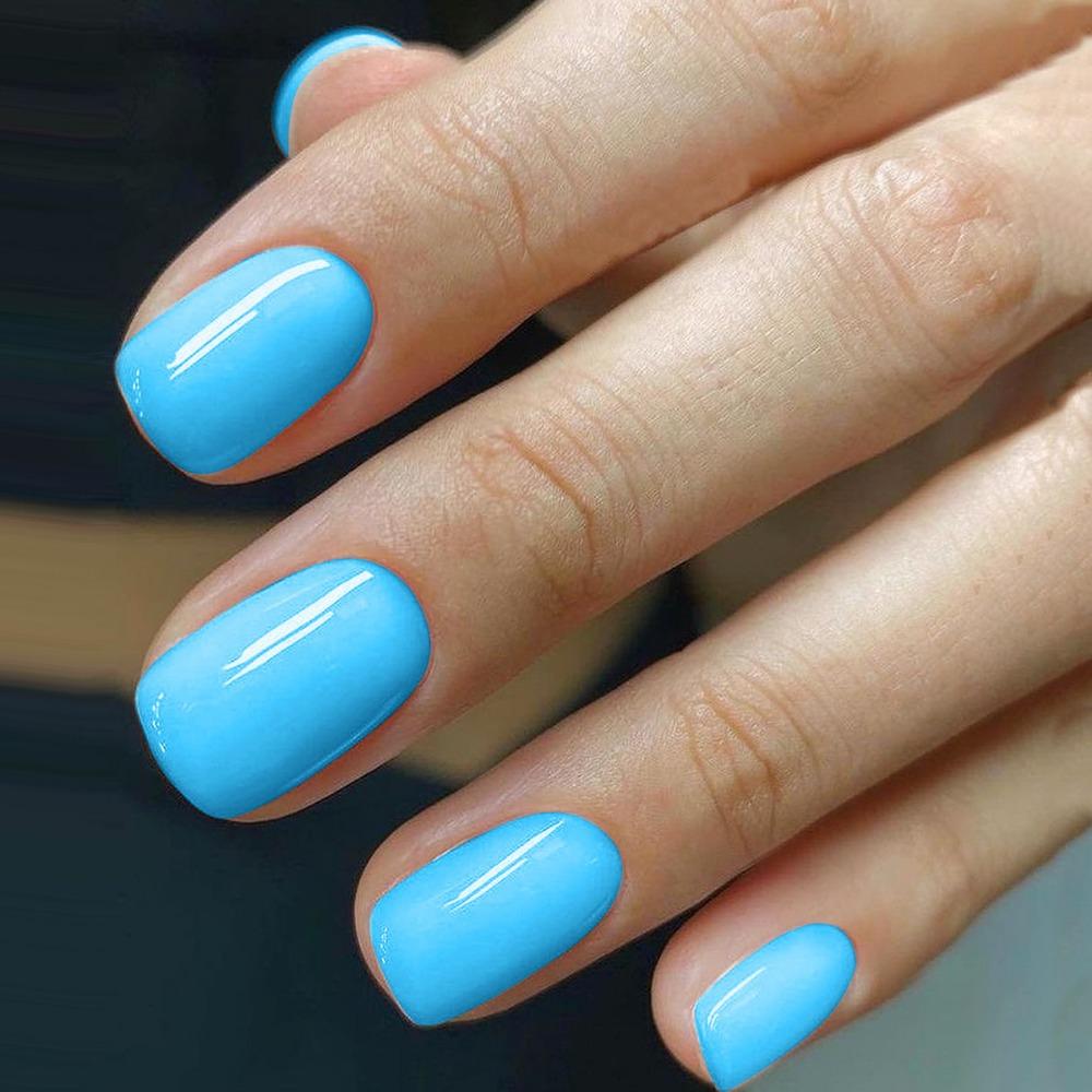 1 ΤΕΜΑΧΙΟ Wear Nail Κοντό έμπλαστρο νυχιών Μονόχρωμο έμπλαστρο συλλογής νυχιών Τελειωμένο έμπλαστρο νυχιών Αφαιρούμενο ψεύτικο έμπλαστρο νυχιών