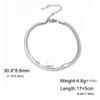 Cazador Stainless Steel Walking Cat Box Chain Bracelet for Women Animal Kitten Wax Rope Bracelet Jewelry Mother's Day Gift