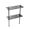 Portaoggetti da tavolo da campeggio ISE MOUNT Portaoggetti da tavolo multifunzionale Supporto per lampada staccabile Pentole