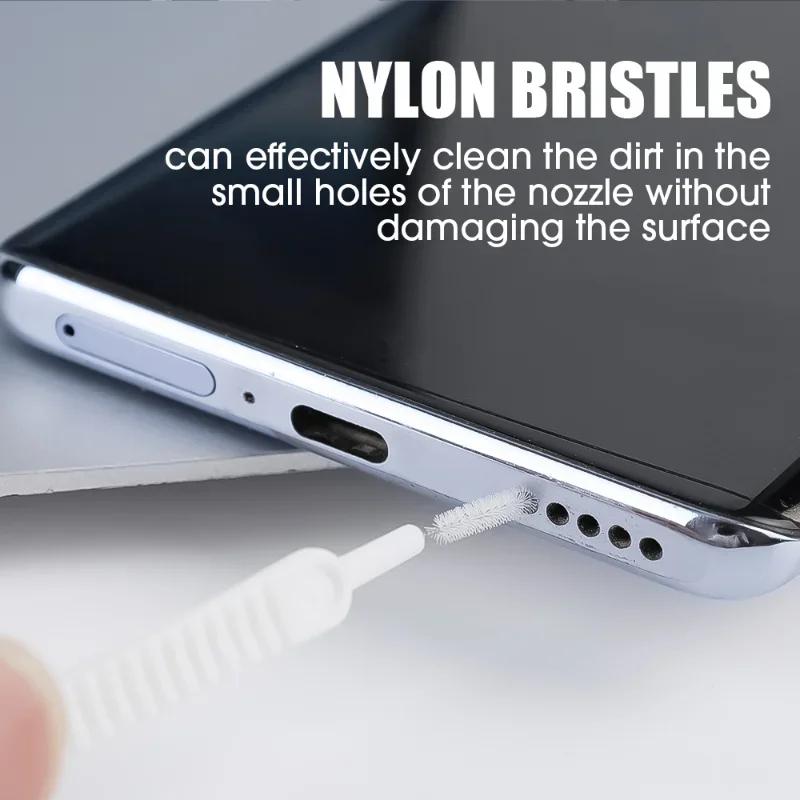 10-1000PCS Anti Clogging Nylon Brush Computer Keyboard Phone Hole Dust Cleaning Tool Shower Cleaning Brush
