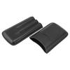 Cigarette Case Leather 3pcs Capacity Portable Cigar Storage Box with   for Outdoor